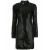 Black top shine dress - Haljine - 