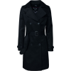 Black trench coat - Kurtka - 