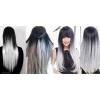 Black white  color  wig - Uncategorized - 