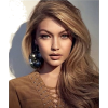 Blonde Model in Brown Suede - Catwalk - 