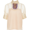 Blouse with Embelishment - 女短上衣 - 