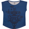 Blue Black Graphic Tee - Tシャツ - $52.00  ~ ¥5,853
