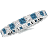 Blue Diamond Wedding Band - Rings - $3,009.00  ~ £2,286.87
