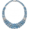 Blue Diamond Necklase - Necklaces - 