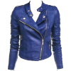 Blue lather jacket - Jakne i kaputi - 