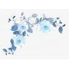 Blue Flower Border - Rascunhos - 