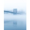 Blue Fog on the Brooklyn Bridge - Uncategorized - 