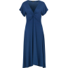 Blue Knot Detail Midi Dress Conquista - sukienki - 
