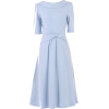 Blue Midi Dress - sukienki - 