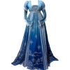 Blue Moon Stars Medieval Dress - Obleke - 