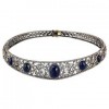 Blue Sapphire Choker Necklaces - Necklaces - 
