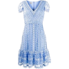Blue Short Crochet Dress - Anderes - 