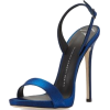 Blue Strap Sandals - Klasyczne buty - 