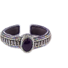 Blue Sunstone Cuff Bracelet - ブレスレット - $160.00  ~ ¥18,008