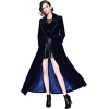 Blue Trench Coat Velvet - Jakne i kaputi - 