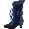 Blue Velvet Boot - Stiefel - $38.86  ~ 33.38€