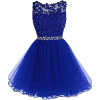 Blue dress - Kleider - 