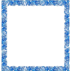 Blue glitter frame - フレーム - 