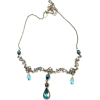 Blue jewel necklace - Naszyjniki - 
