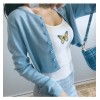 Blue knitted cardigan - Košulje - kratke - $27.99  ~ 177,81kn