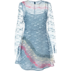 Blue lace dress - Платья - 