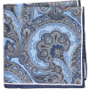 Blue paisley pocket square (Nordstrom) - Tie - 