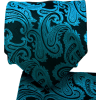Blue paisley pocket square and tie - Kravate - 