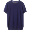 Blue short sleeve sweater - Camisola - curta - 
