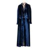 Blue velvet coat - アウター - 