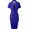 Blue women's suit - Пиджаки - 