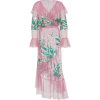 Blumarine Ruffle Detail Embroidered Dres - 连衣裙 - 