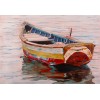 Boat at Sunset II by Carlos Morales - Illustrations - 