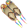 Bohemian beaded ankle strap loafers - Balerinke - 