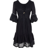 Boho Lace Dress black - Vestidos - 
