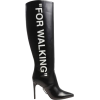 Boots Women Off White Black - Stivali - 