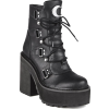 Boots black killstar - Туфли на платформе - 