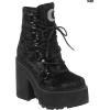 Boots black killstar - Туфли на платформе - 