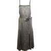 Bottega Veneta Grey Silk dress - Haljine - 