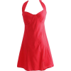 Bow halter dress - Dresses - $27.99 
