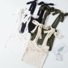 Bow pleated camisole - Shirts - $23.99 
