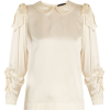 Bow-tied satin blouse - Camicie (lunghe) - 