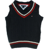 Boy's Tommy Hilfiger Cable Sweater Vest Navy - Vests - $24.99 