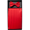 Boys Red Solid Cummerbund and Bow Tie Set - Cravatte - $19.95  ~ 17.13€