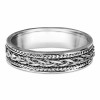 Braided Wedding Band in Solid Platinum - Rings - $787.94 