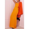 Brandon Maxwell Linen Weave Column Gown - sukienki - 