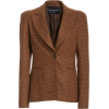 Brandon Maxwell Plaid Wool Blazer - Jaquetas e casacos - 