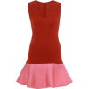 Brandon Maxwell V-Neck Flutter Hem Dress - Dresses - $2.20 