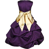 Bridal Prom Dress Purple - Dresses - $24.00 