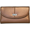 Bronze Buxton Metallic Organizer Clutch Wallet - Clutch bags - $29.99 