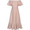 Brown Bardot Dress - Vestiti - 
